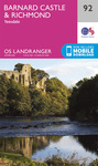 Buy Landranger 92 - 'Barnard Castle and Richmond, Teesdale' from Amazon