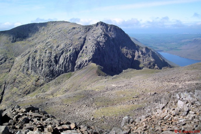 Scafell from Scafell Pike.