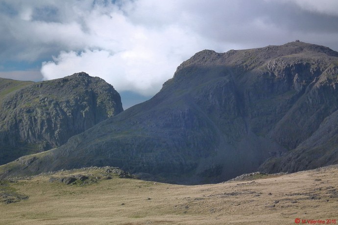 The Scafells from Ore Gap.