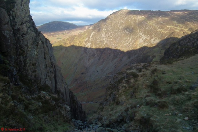 Looking across Warnscale to Fleetwith Pike.