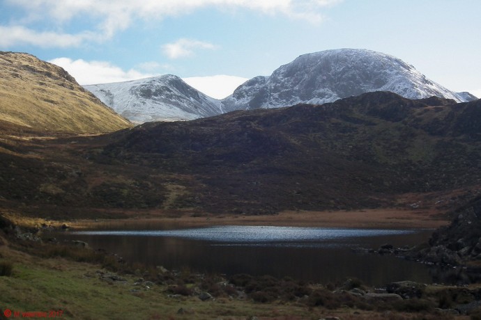 Blackbeck Tarn and the Gables.