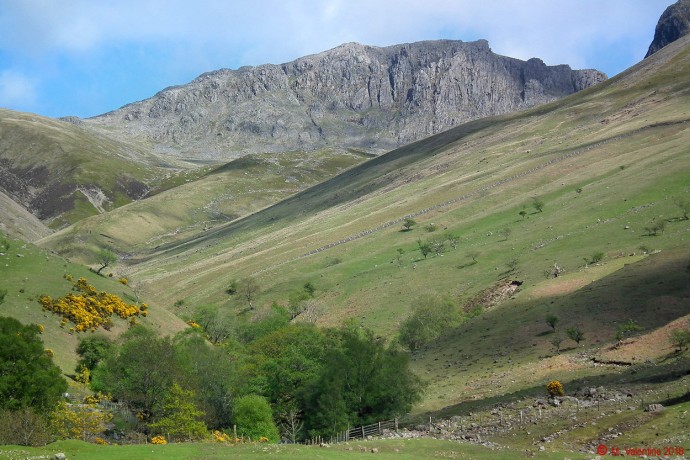 Scafell Pike from Brackenclose area.