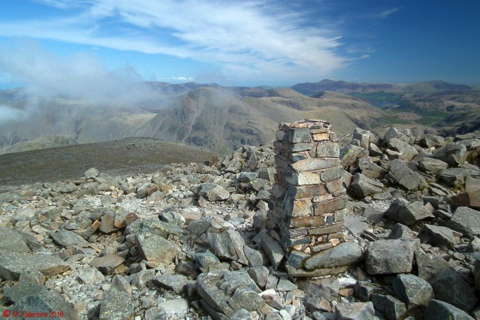 Scafell Pike trig. pillar.